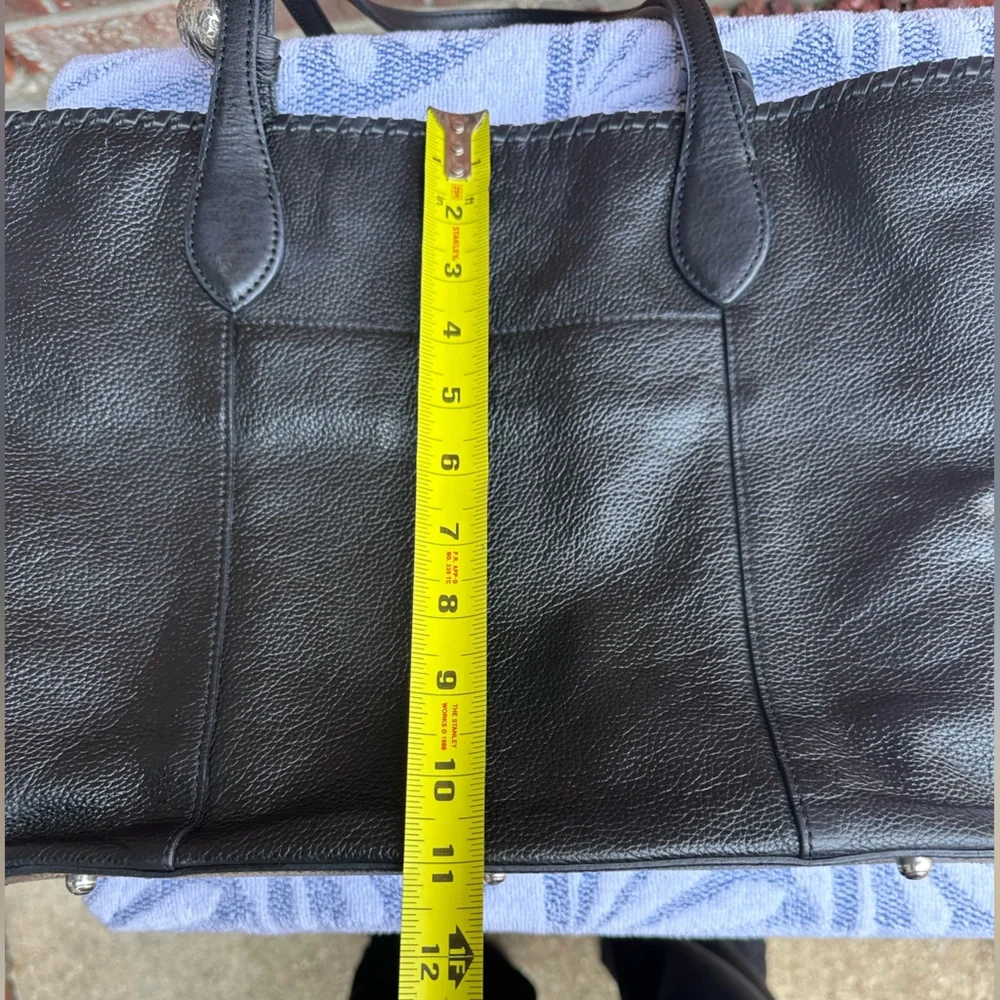 Brighton Gabriella Medallion Leather Tote in Black - Picture 13 of 16